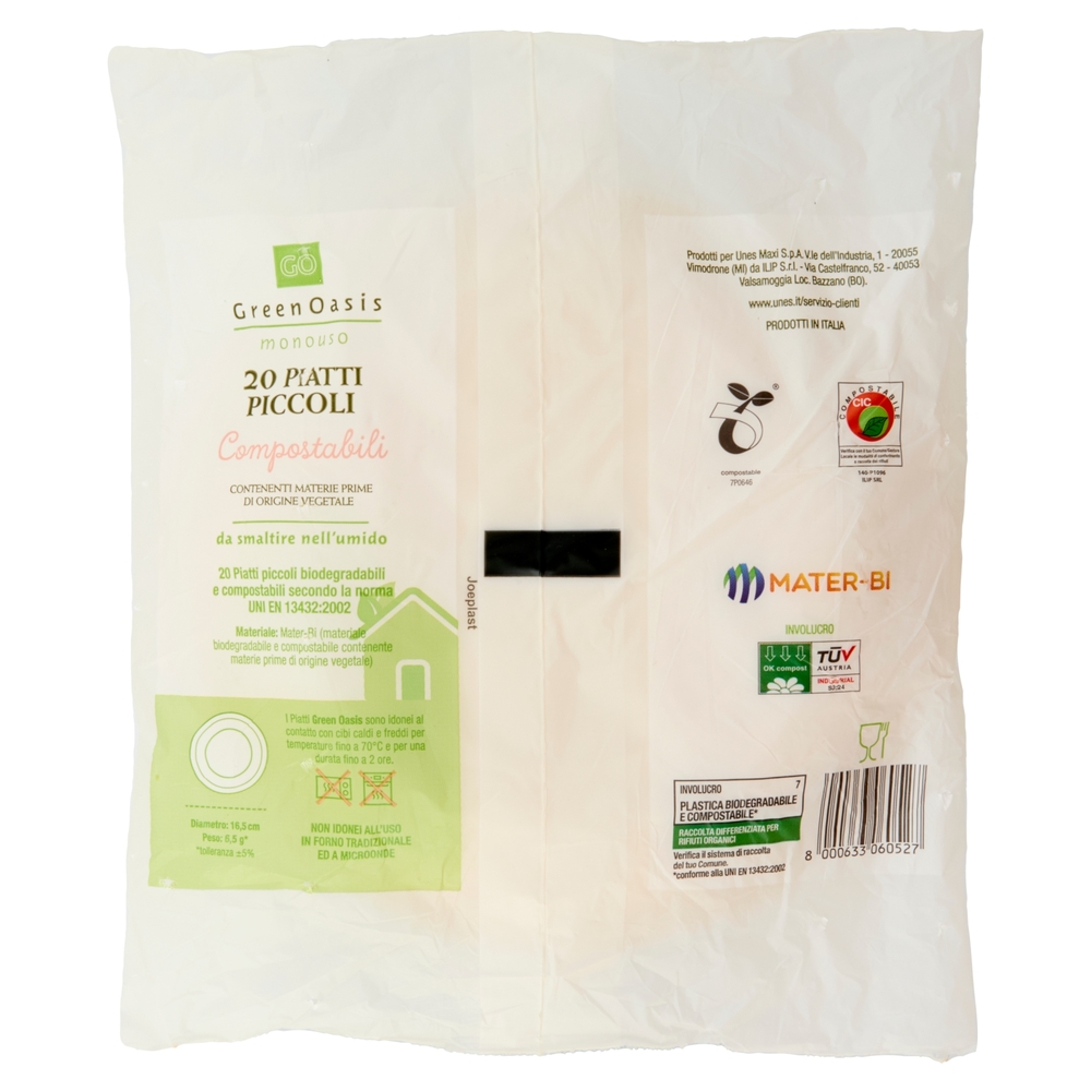 20 Piatti Piccoli Green Oasis